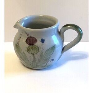 Buchan Portobello Scotland  Stoneware Creamer Pitcher Thistle Design